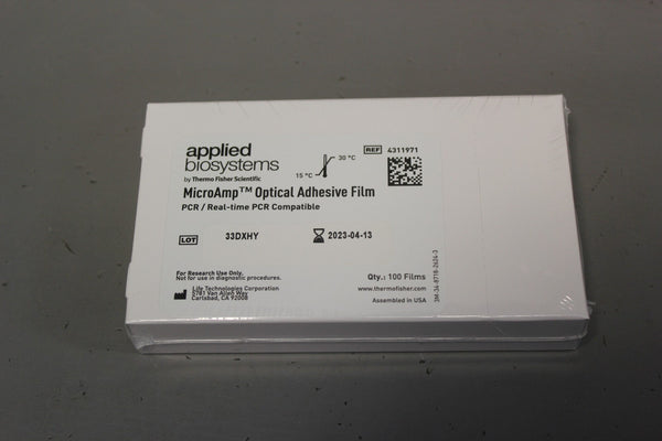 100 NEW APPLIED BIOSYSTEMS MICROAMP OPTICAL ADHESIVE FILM 4311971