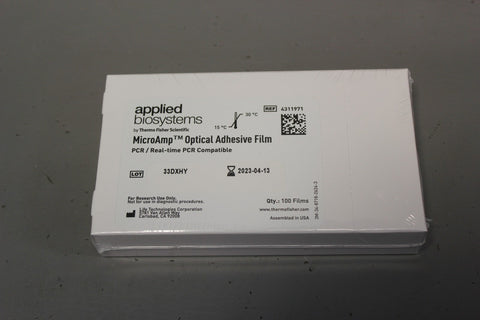 100 NEW APPLIED BIOSYSTEMS MICROAMP OPTICAL ADHESIVE FILM 4311971