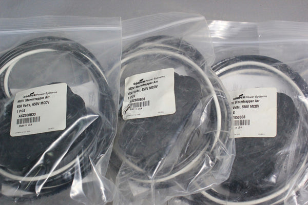 LOT OF 4 NEW COOPER MOV STORMTRAPPER SURGE ARRESTERS ASZ650B3
