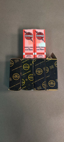 NEW Lot of 6 vintage Choke coils for ham radio miller stancor