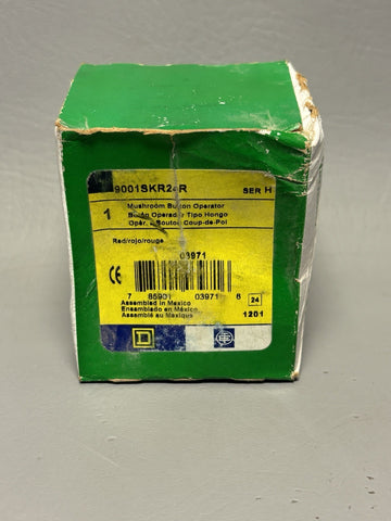NEW Square D 9001SKR24R Mushroom Button Operator