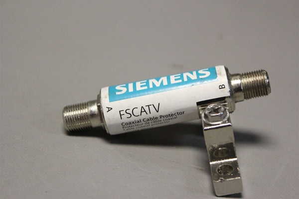 UNUSED SIEMENS COAXIAL CABLE PROTECTOR FSCATV