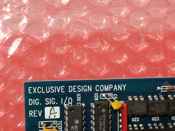 Exclusive Design EDC Digital Signal I/O Board 16682 Rev. A