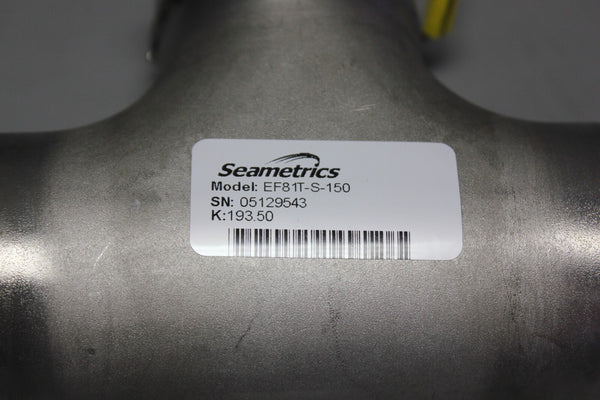NEW SEAMETRICS EF81T-S-150 FLOW SENSOR, T-SHAPED