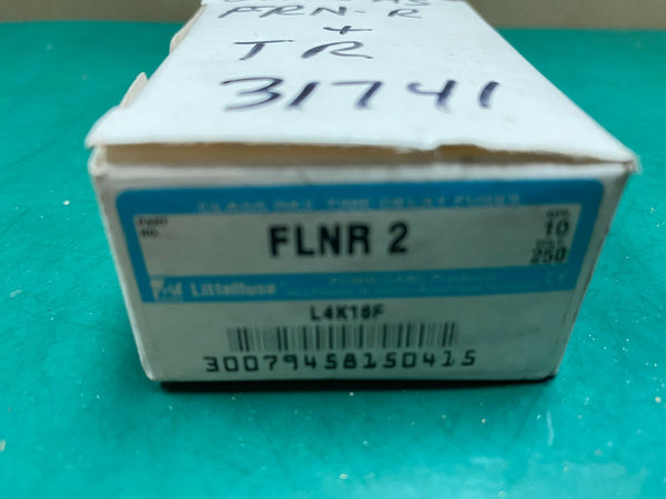 Lot of 10 Littelfuse Class RK5 Fuse 250 VAC or Less FLNR 2