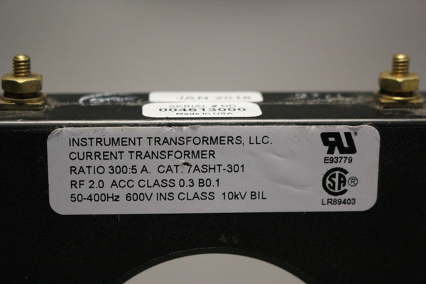 INSTRUMENT TRANSFORMERS CURRENT TRANSFORMER 7ASHT-301