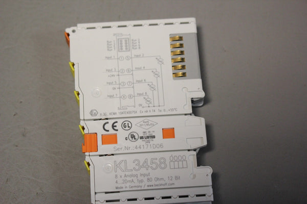 BECKHOFF I/O MODULE KL3458