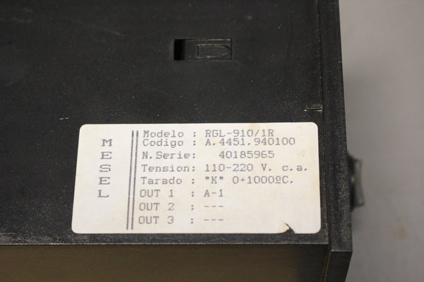 NEW MESEL DIGITAL TEMPERATURE CONTROLLER RGL-910/1R