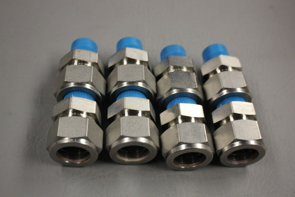 NEW SWAGELOK FITTING LOT OF 8 SS-1210-1-6