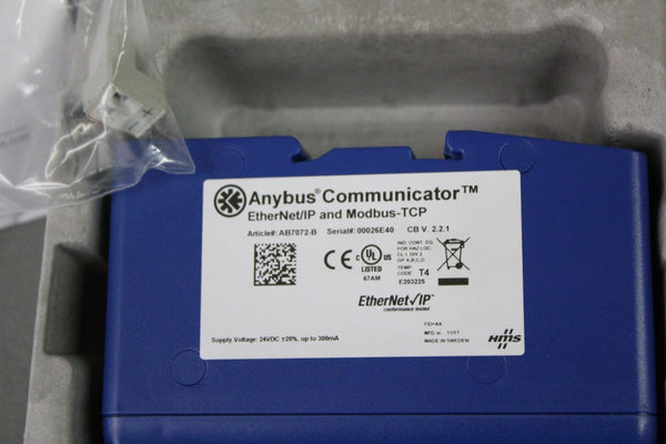 NEW ANYBUS ETHERNET/IP & MODBUS-TCP COMMUNICATOR AB7072-B  #2