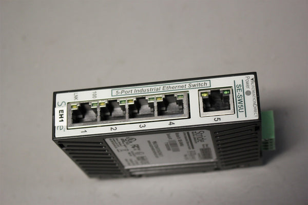 UNUSED STRIDE 5 PORT INDUSTRIAL ETHERNET SWITCH SE-5W5U