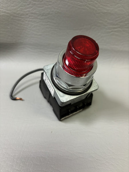 SIEMENS PUSH TO TEST PILOT LIGHT RED 52AAFE2B LIGHTING MODULE 52PT6E2AB