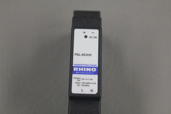 RHINO AUTOMATION DIRECT INDUSTRIAL POWER SUPPLY PSL-05-010