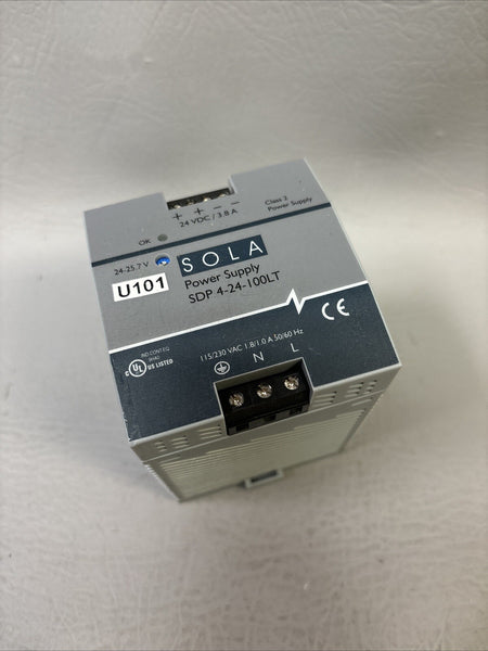 SOLA/HEVI-DUTY SDP 4-24-100LT SOLA POWER SUPPLY 24V