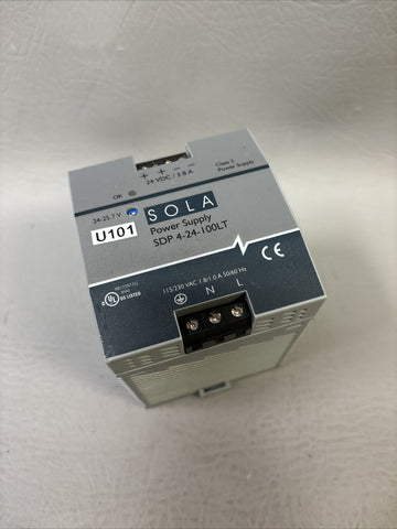 SOLA/HEVI-DUTY SDP 4-24-100LT SOLA POWER SUPPLY 24V