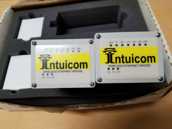 2New Intuicom Wireless Ethernet Bridge Units FIP-1900C2M-RE