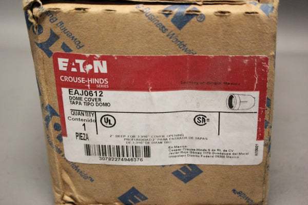 NEW EATON CROUSE HINDS EAJ0612 DOME COVER