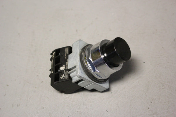 UNUSED SIEMENS 52PMBB1K BLACK PUSHBUTTON