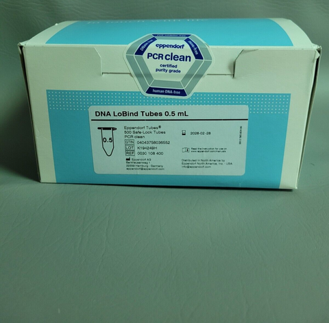SEALED 500 EPPENDORF LoBind TUBES 0.5 ML SAFE LOCK PCR CLEAN 0030108400