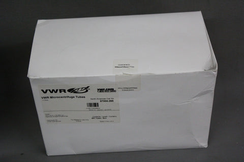 NEW BOX 500 VWR 1.7mL MICROCENTRIFUGE TUBES 87004-268