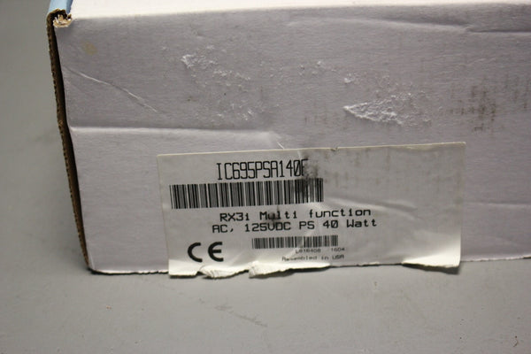 NEW GE RX3i MULTIFUNCTION PLC POWER SUPPLY IC695PSA140F