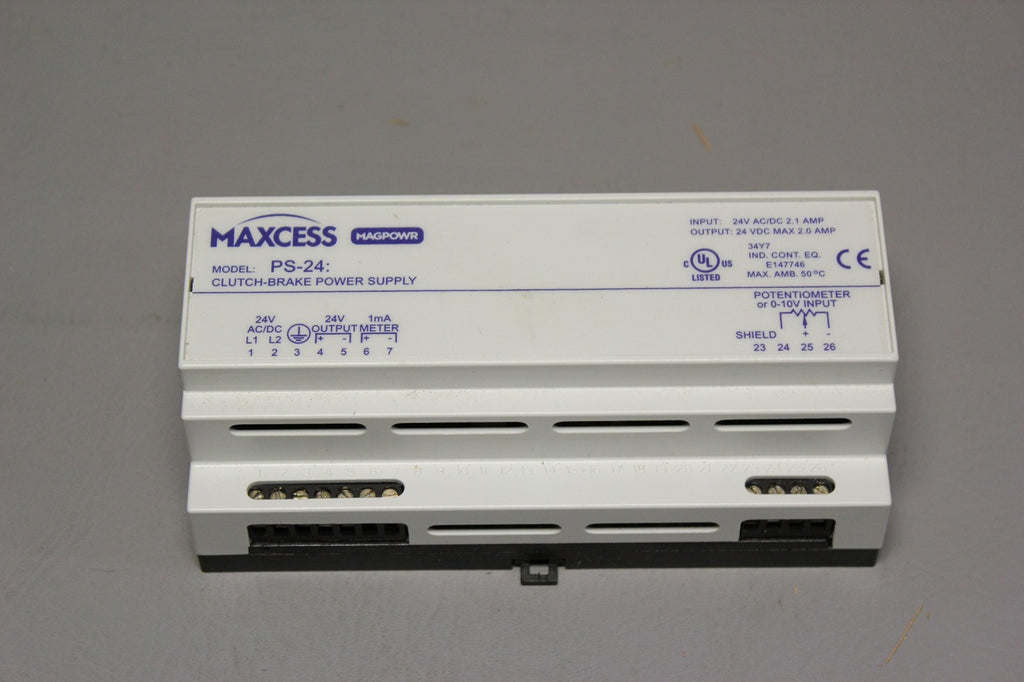 MAXCESS MAGPOWR CLUTCH-BRAKE POWER SUPPLY  PS-24