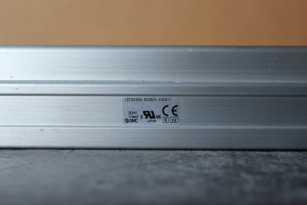SMC LINEAR ACTUATOR WITH MOTOR  LEFS32RA-550BCK-S3C917