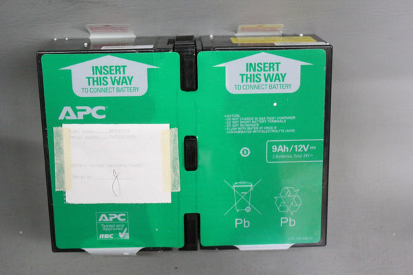 NEW APC REPLACEMENT BATTERY APCRBC124 9Ah 12V