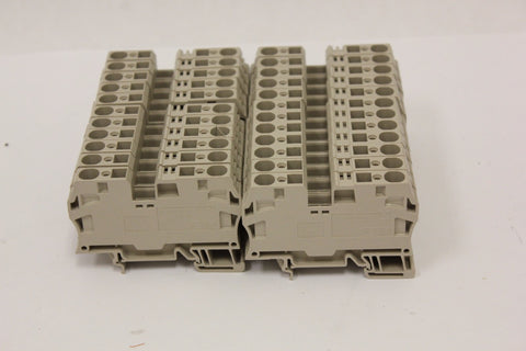 (23) Weidmuller Terminal Blocks ZDU 10 