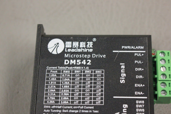 LEADSHINE MICROSTEP STEPPER DRIVE DM542