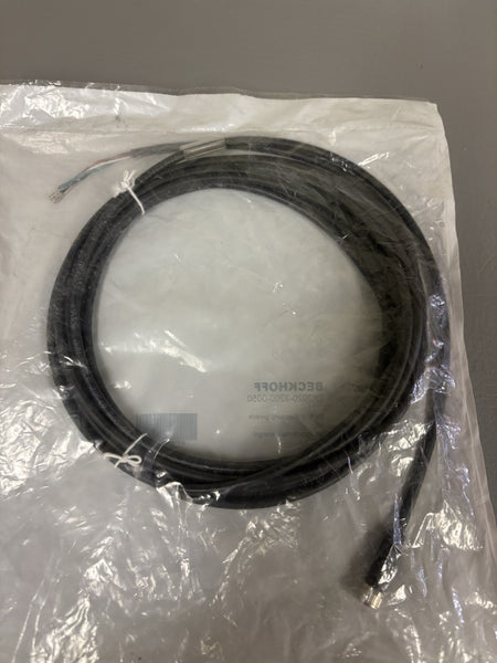 Beckhoff ZK2020-3200-0050 Single Ended Cordset M8 4Pin 5 Meters