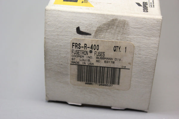 NEW BUSSMANN FUSETRON CLASS RK5 FRS-R-400 400A 600V FUSE IN BOX