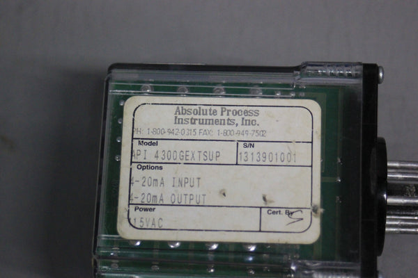 ABSOLUTE PROCESS DC TO DC TRANSMITTER 4300G EXTSUP