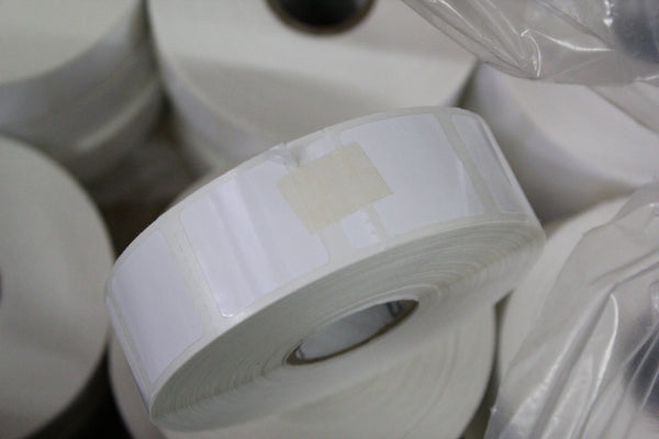 33,000 (22 ROLLS) NEW PLATINUM CODE XYLENE RESISTANT LABELS 15/16 x 15/16 82718