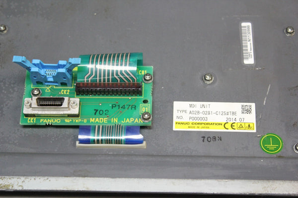 FANUC KEYPAD PANEL MDI UNIT A02B-0281-C125#TBE
