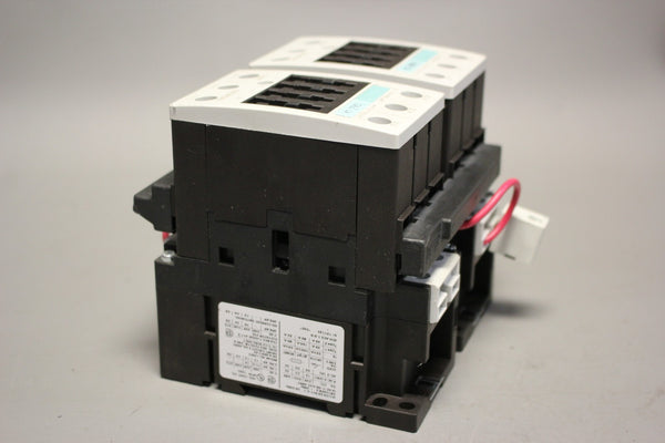 UNUSED SIEMENS REVERSING CONTACTOR ASSEMBLY 3RA13368XB301AK6/3RA1336-8XB30-1AK6