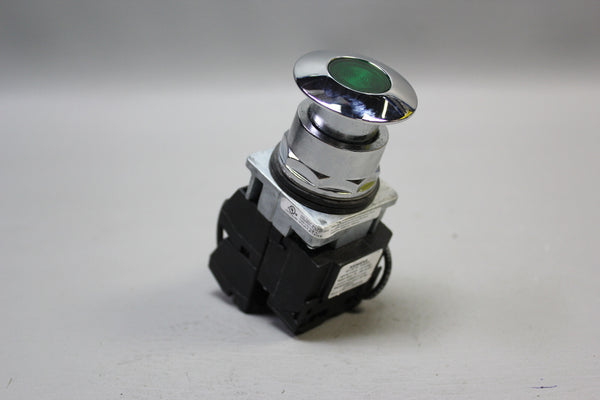 SIEMENS 52PP3D3U PUSH BUTTON GREEN LED OIL TIGHT