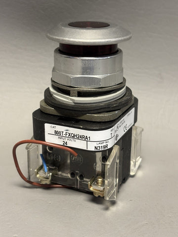 Allen Bradley Red Emergency Stop Push Button Illuminated 800T-FXQH24RA1