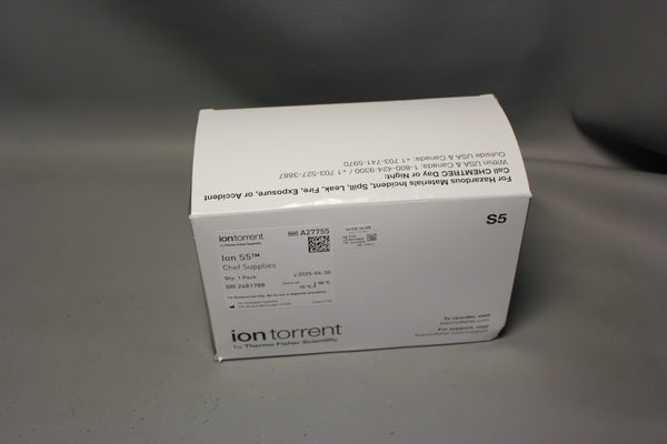 NEW THERMO IONTORRENT ION S5 CHEF SUPPLIES A27755
