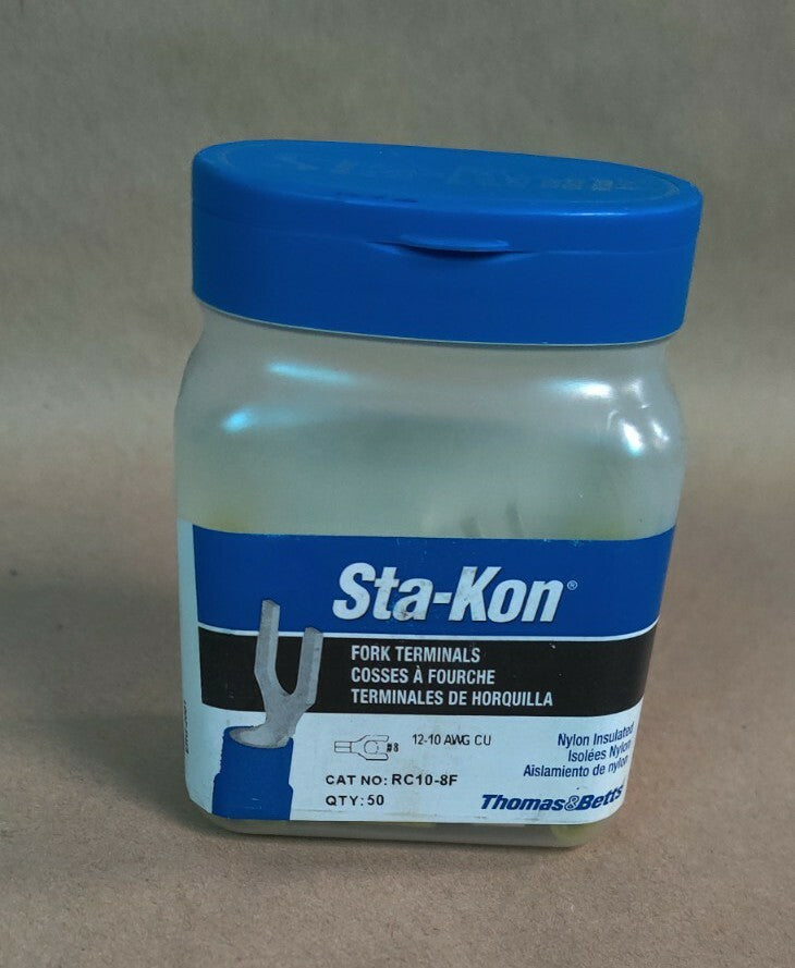 Thomas and betts sta kon ring terminals 50 pcs NEW