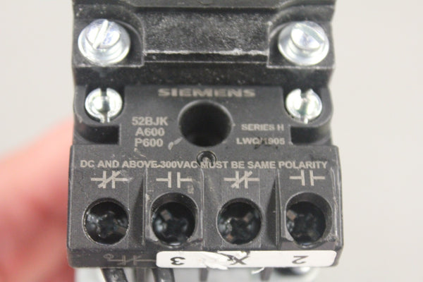 SIEMENS PILOT LIGHT MODULE 52AATGN