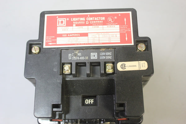 SQUARE D 100A LIGHTING CONTACTOR  8903S002