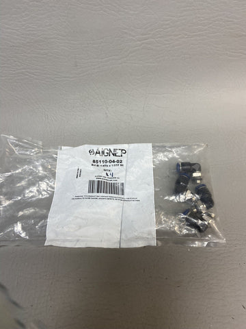 NEW 4PCS AIGNEP USA 85110-04-02 Elbow Connectors