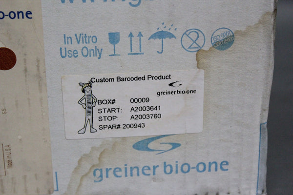 45 NEW GREINER BARCODED 1536 WELL ASSAY PLATE 789175-A EXP 2013