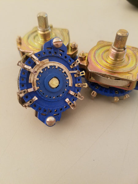 3 Unidex 249 10076047 Rotary Switch Switches Blue