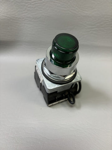 SIEMENS PUSH TO TEST PILOT LIGHT GREEN 52AATG3B LIGHTING MODULE 52PT6G3AB