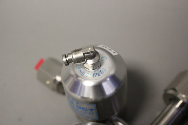 NEW SCV KITZ SCT DUAL 316 STAINLESS DIAPHRAGM VALVES PFA-SEAT 10K-1/4" 1/2"