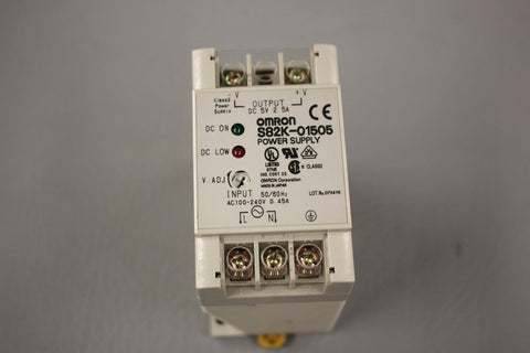 OMRON S82K-01505 POWER SUPPLY