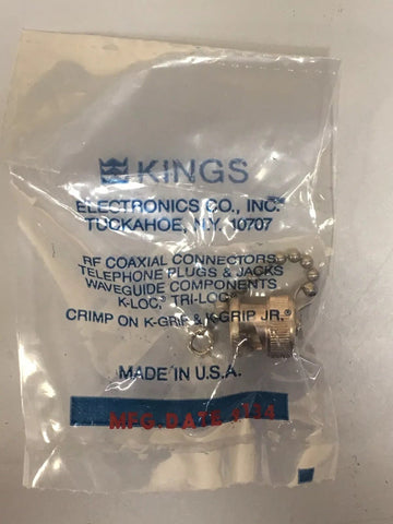  Kings Electronics BNC Dust Cover Connector 91836 NEW