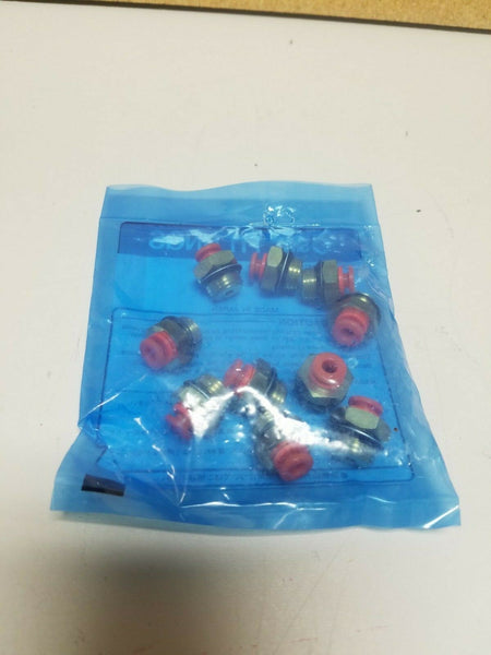  Lot 10 SMC KQ2H03-U02 Fittings 1/4 NPT 5/32